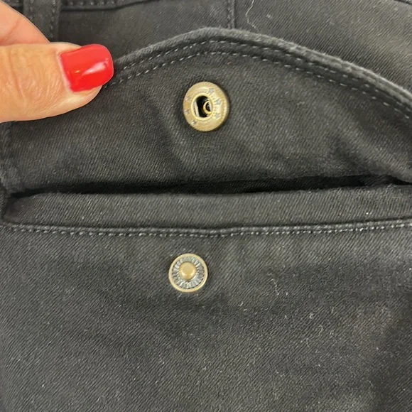 Social Standard by Sanctuary Logan Black Crop Utility Pant Zipper Ankle … - Picture 11 of 12